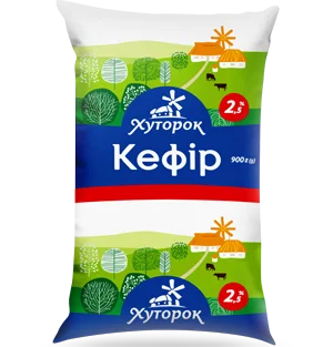 Кефір ХУТОРОК 2,5%, 900г